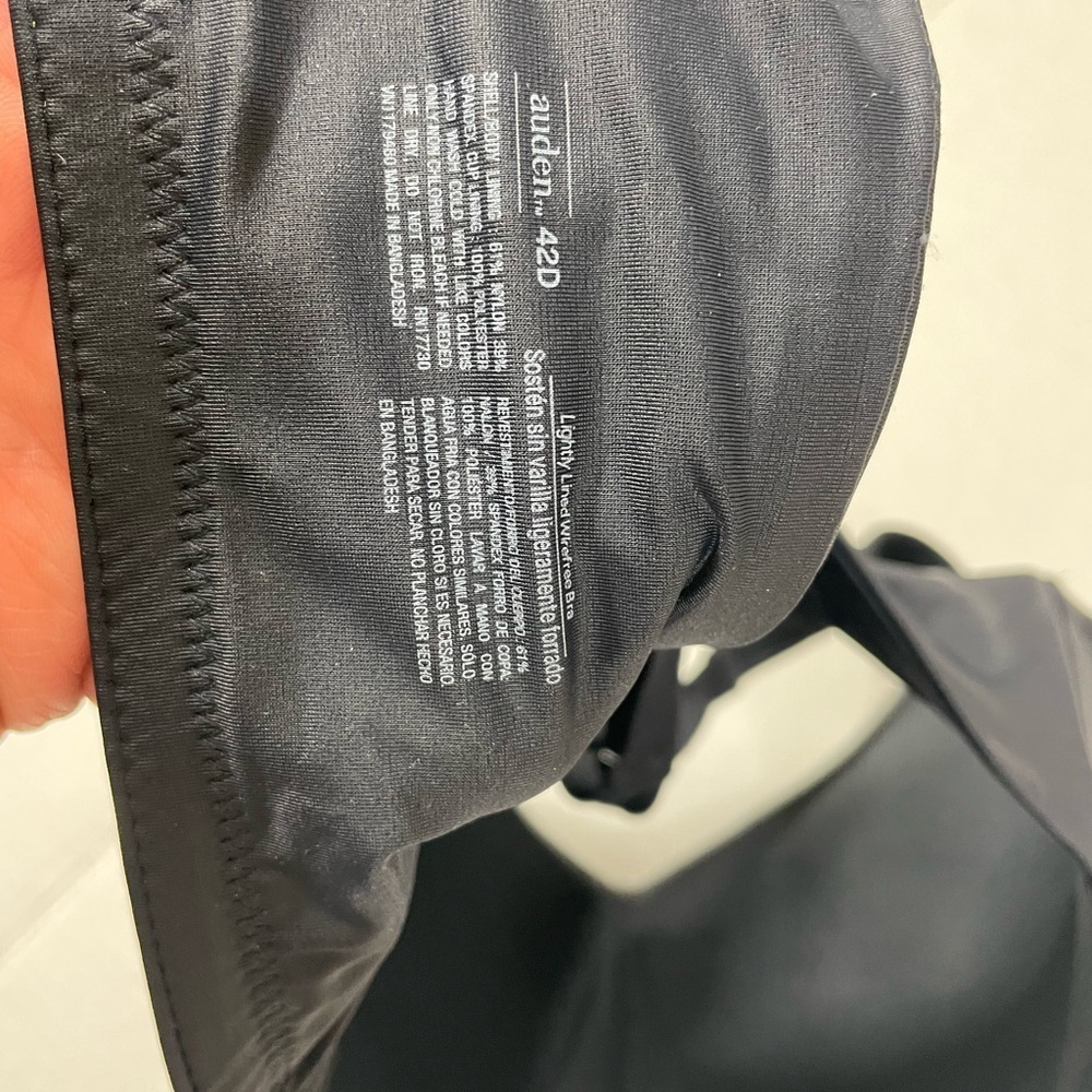 😍Auden Classic Black Women's Bra - Picture 3 of 3